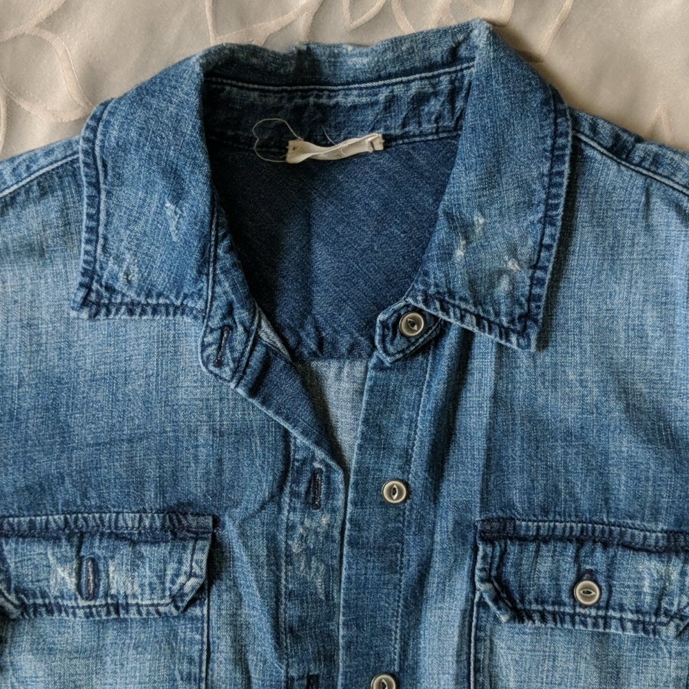 Denim Button Up - Picture 3 of 5